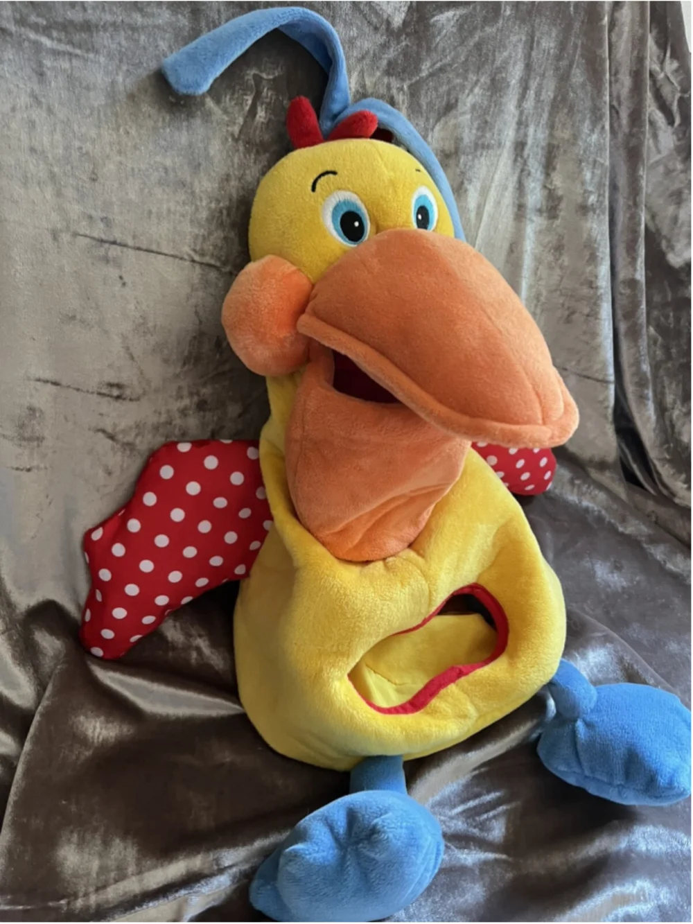 MELISSA AND DOUG K'S KIDS HUNGRY PELICAN #9154 PLUSH FIGURE TOY. SEE PHOTOS